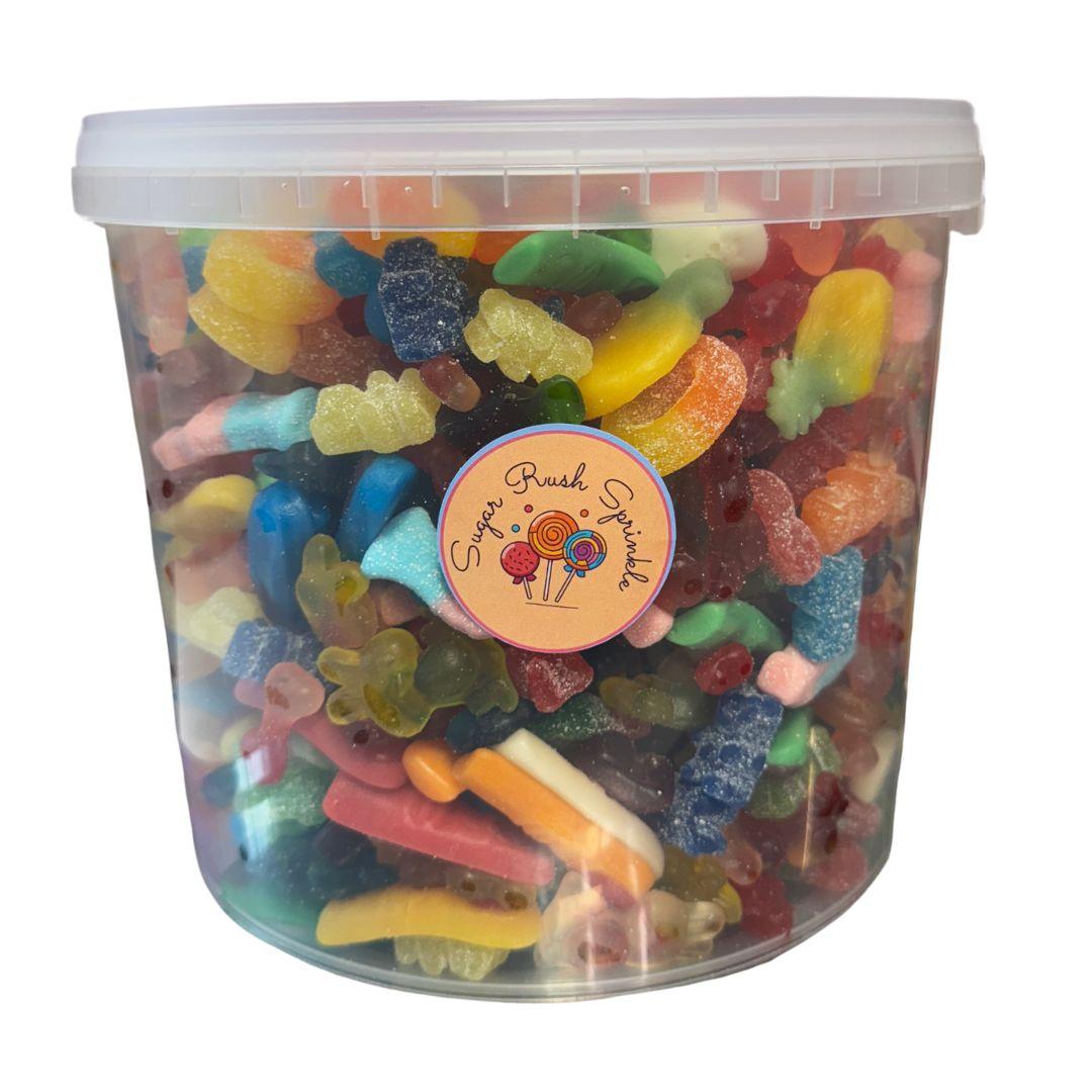 4kg Customisable Fizzy & Jelly Sweets Tub