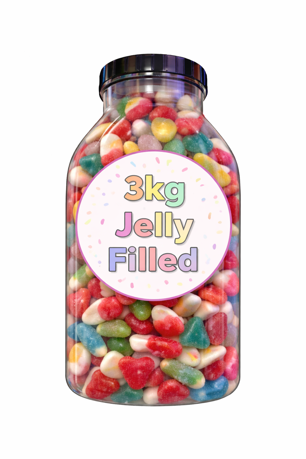 3kg Monster Fizzy & Jelly Sweets Jar